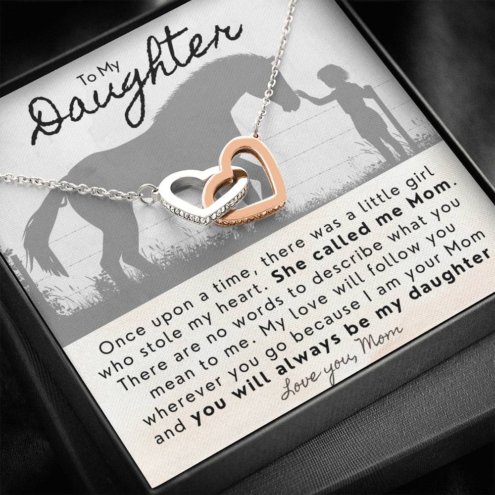 Stole Heart To My Daughter | Hearts Necklace – Horse Hearted