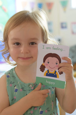 Happy emotion flashcard, anger in children, ASD, PEC cards