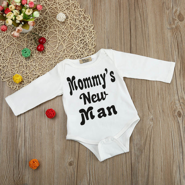 mommy's new man onesie