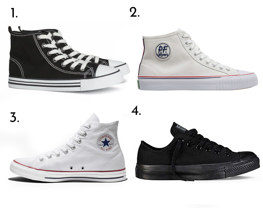 real vs fake converse sneakers