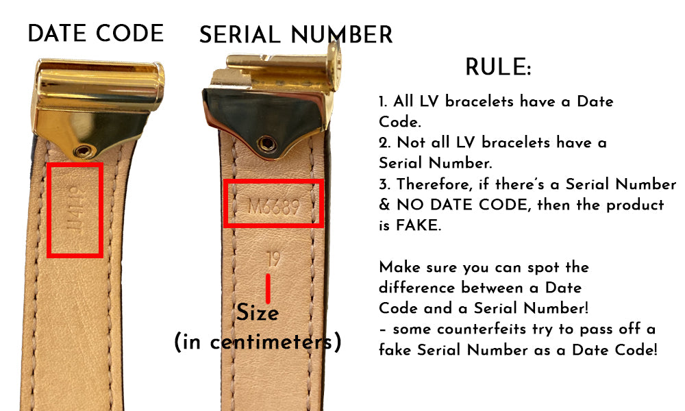 difference between louis vuittons date code and serial numbers