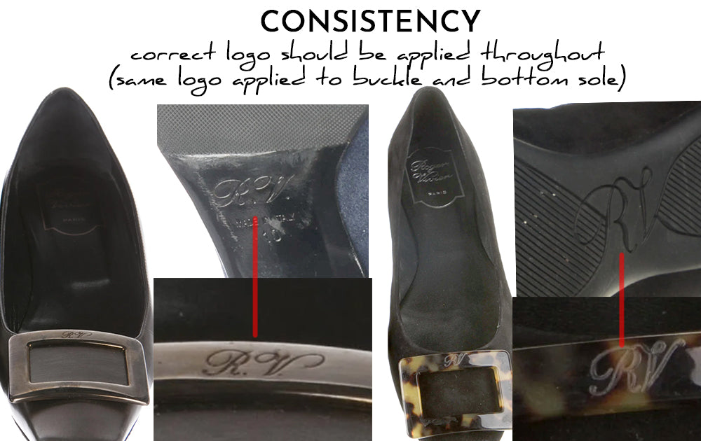 how to authenticate Roger Vivier shoes