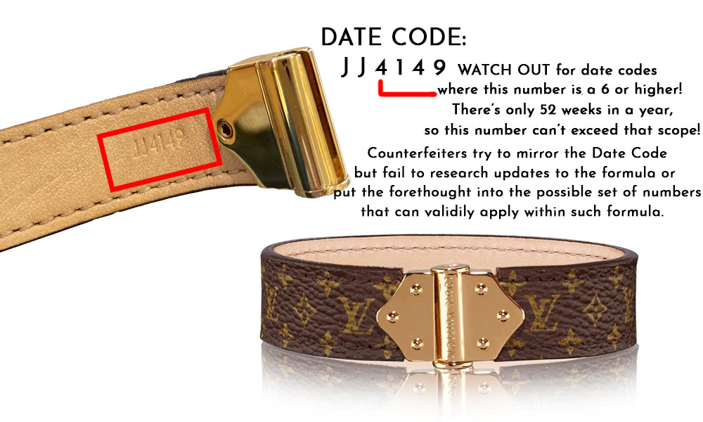 how to authenticate louis vuitton bracelets