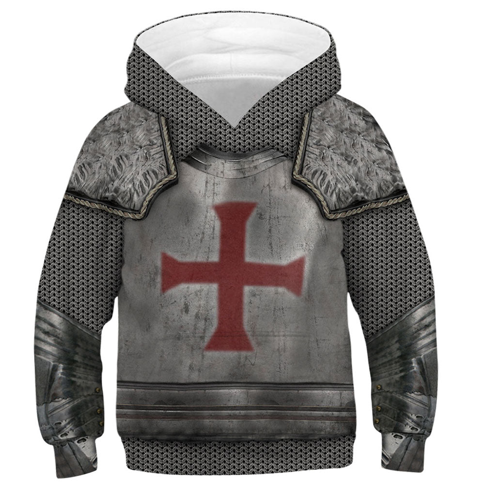 knight armour hoodie