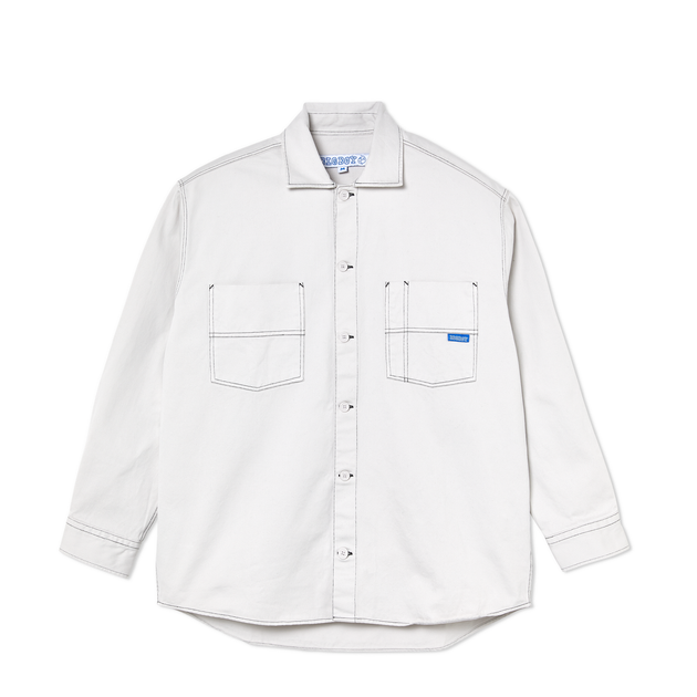 Polar Big Boy Washed White Shirt