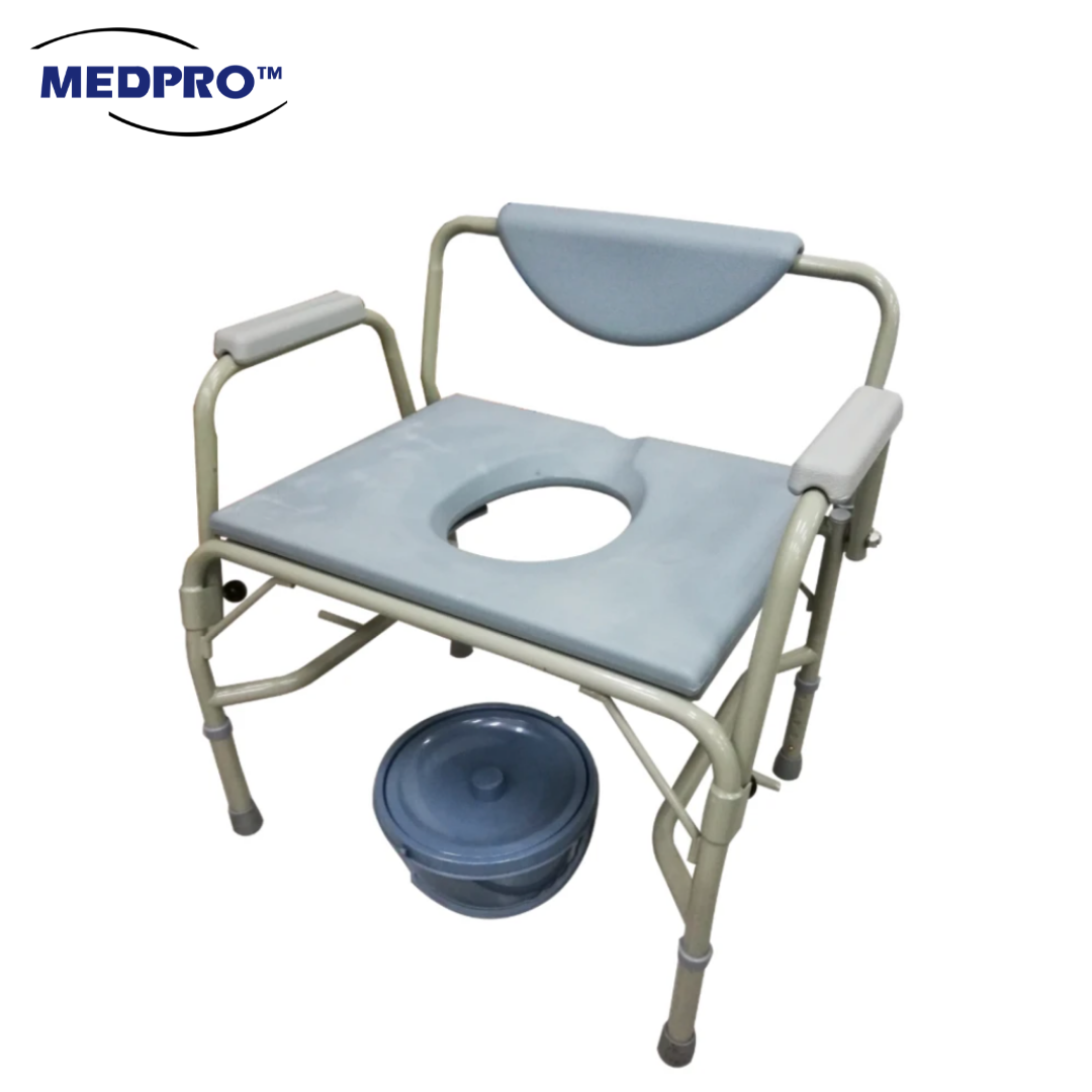 medpro adjustable height commode chair