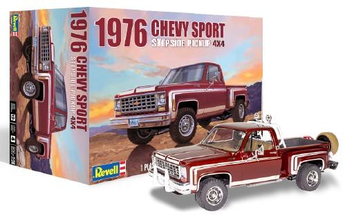 Revell 1976 Chevy 4X4 Pickup Step Side Bed Set 1/24 Scale 