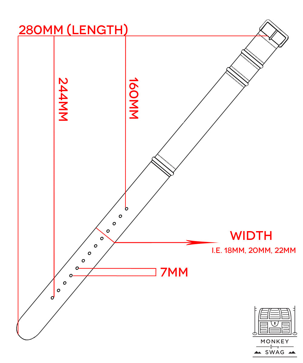 LED Omega Speedmaster – MKS Nato Straps