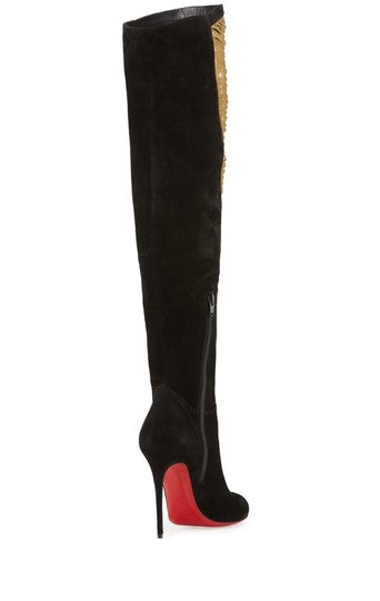 louboutin suede boots