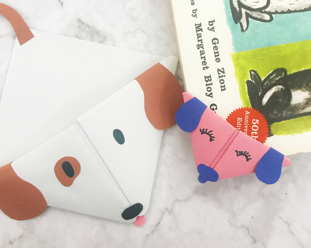 How to Make an Origami Puppy Dog Bookmark | The Pet Gourmet®