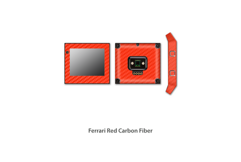 F Red Carbon Fiber Fitbit Blaze skins Stickerboy