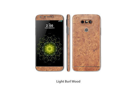 Light Burl Wood LG G5 skins Stickerboy