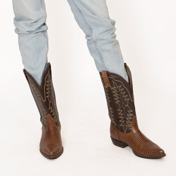 boys snakeskin cowboy boots
