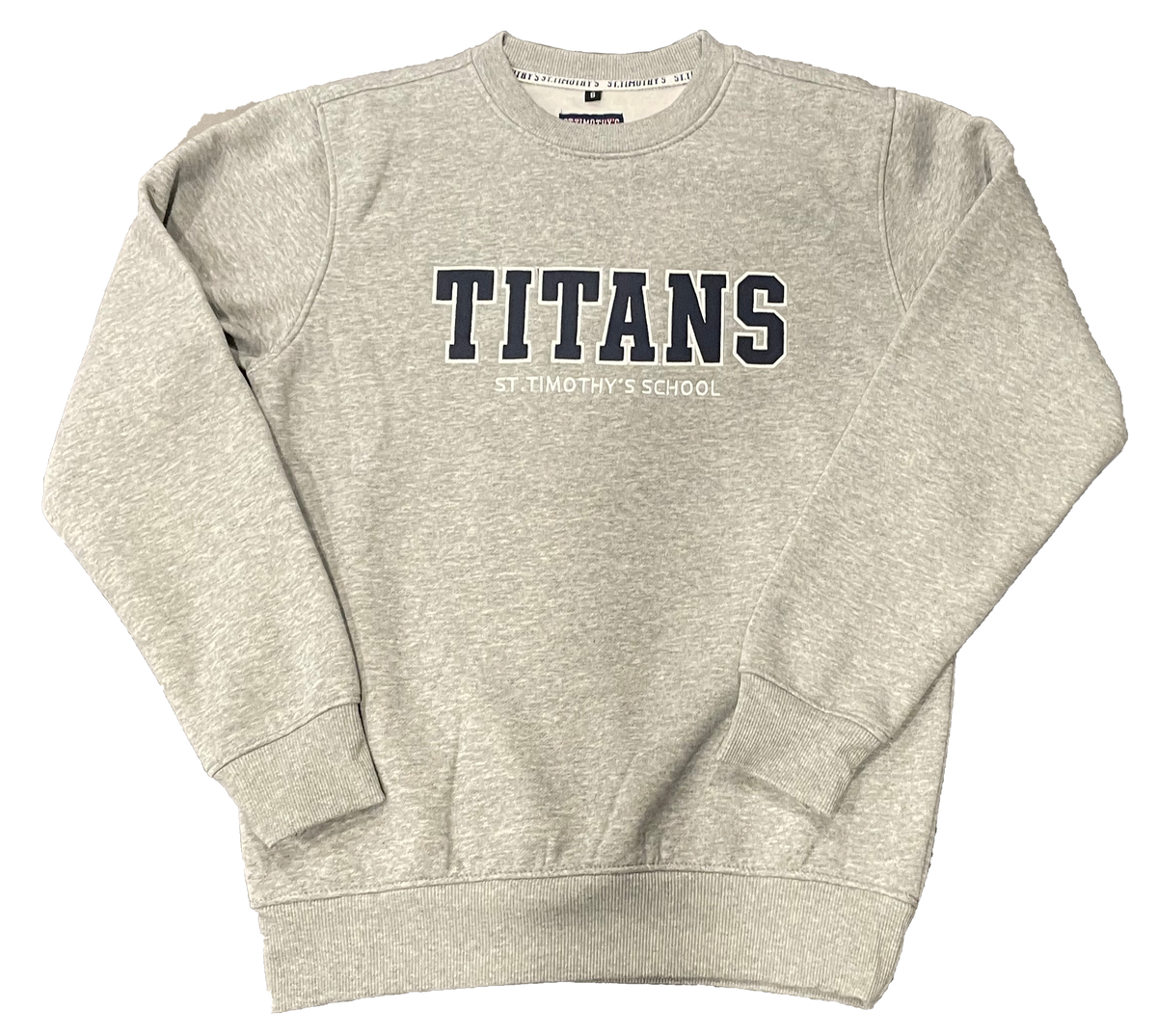 Tennessee Titans Pro Standard Crest Emblem Pullover Sweatshirt - Heather  Gray