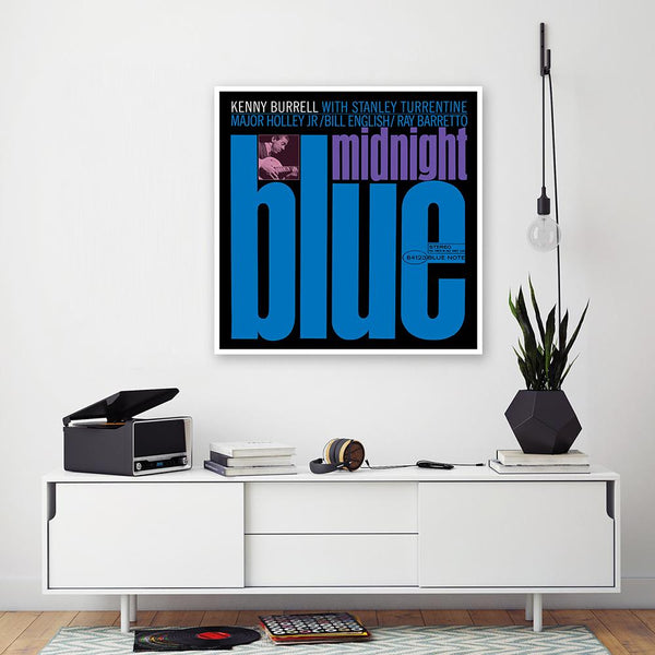 Kenny Burrell - Midnight Blue Framed Canvas Art – uDiscover Music