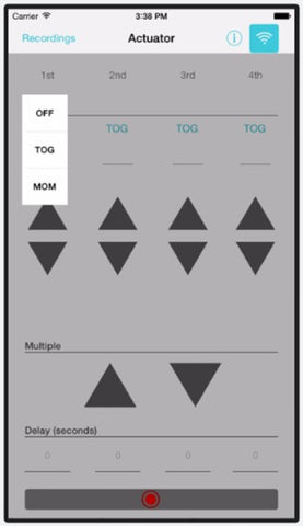 Wi-Fi Actuator App option Image 