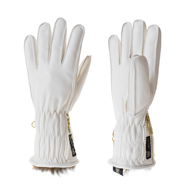 ladies navy ski gloves