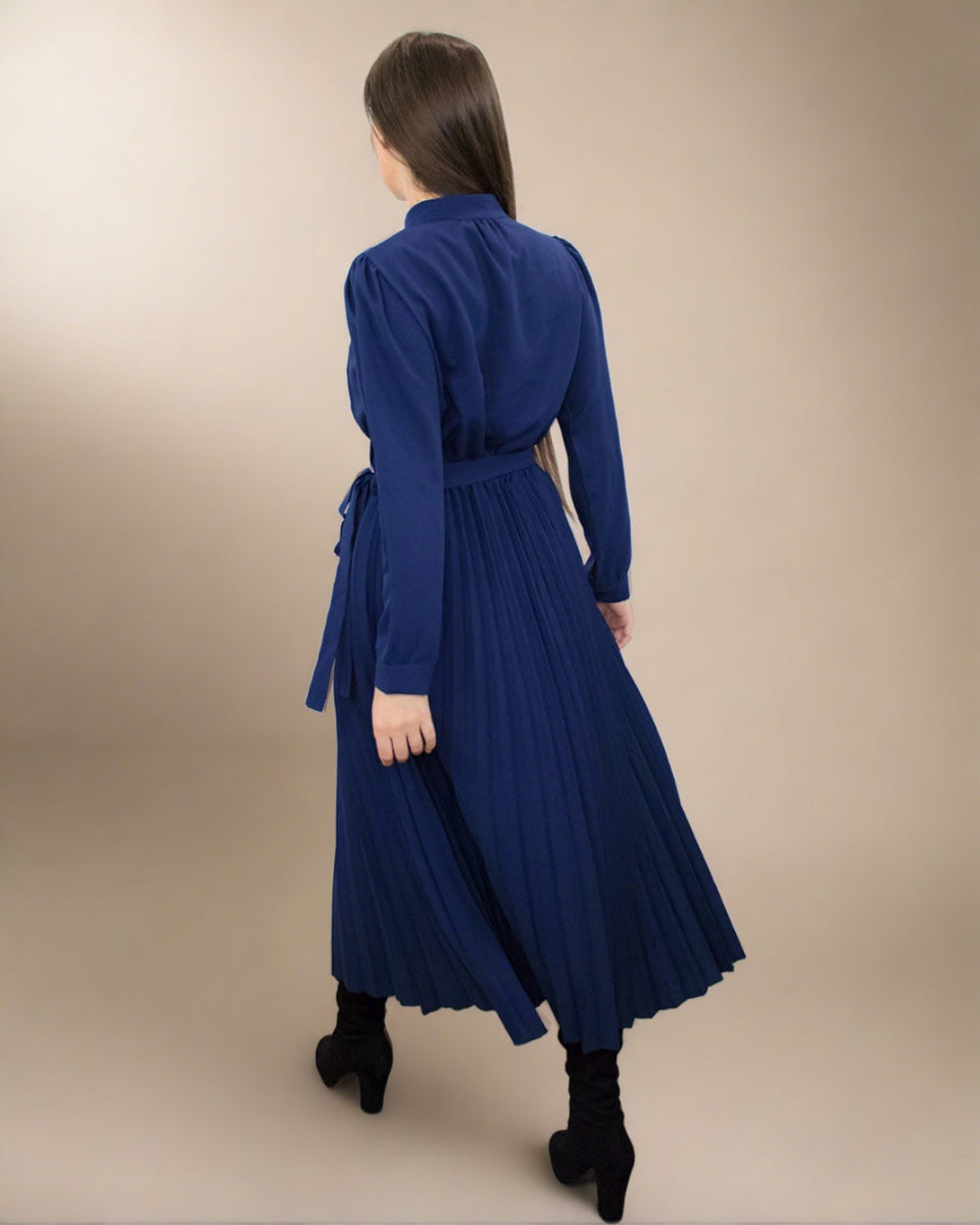 long navy dress uk