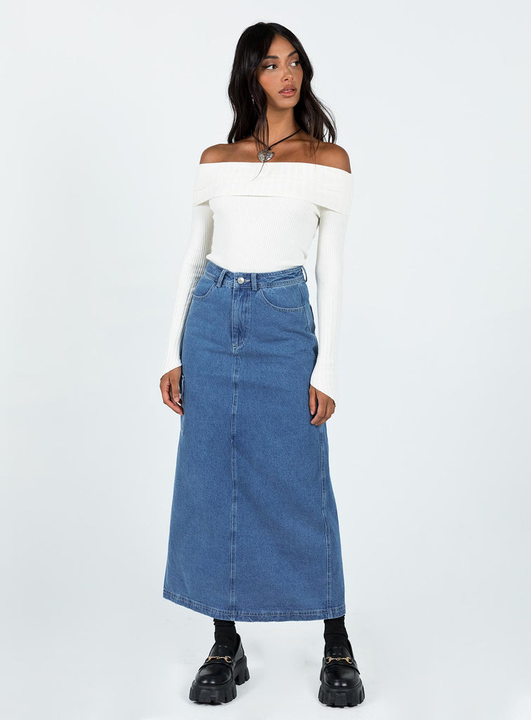 baybee center fringe denim skirt 即発お値下げ-