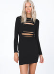 Princess Polly Dress Austen Mini Dress Black