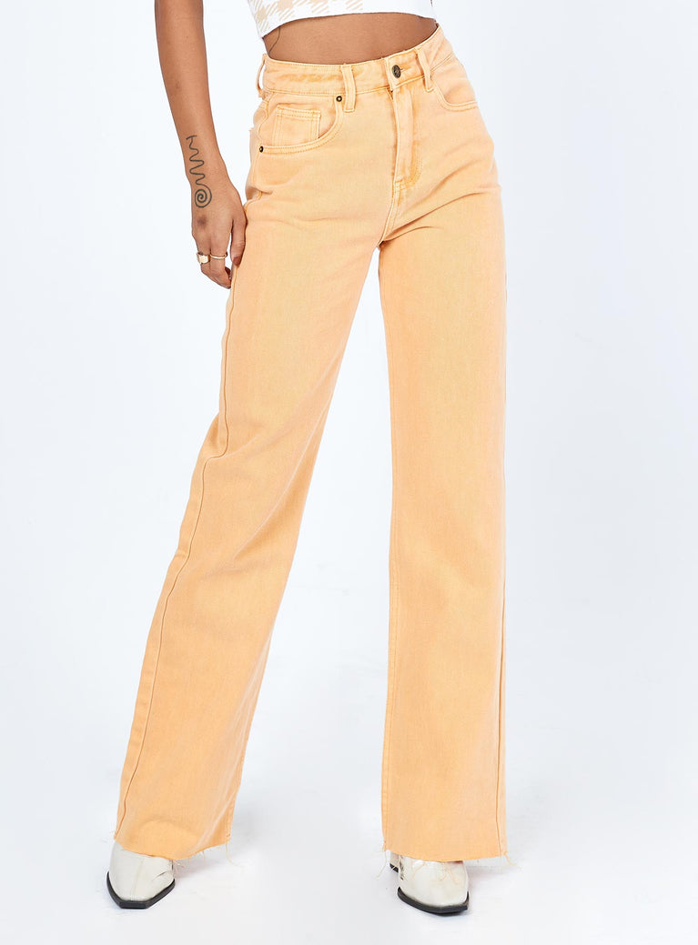 Carter Denim Jeans Orange