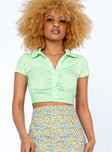 Makena Top Green