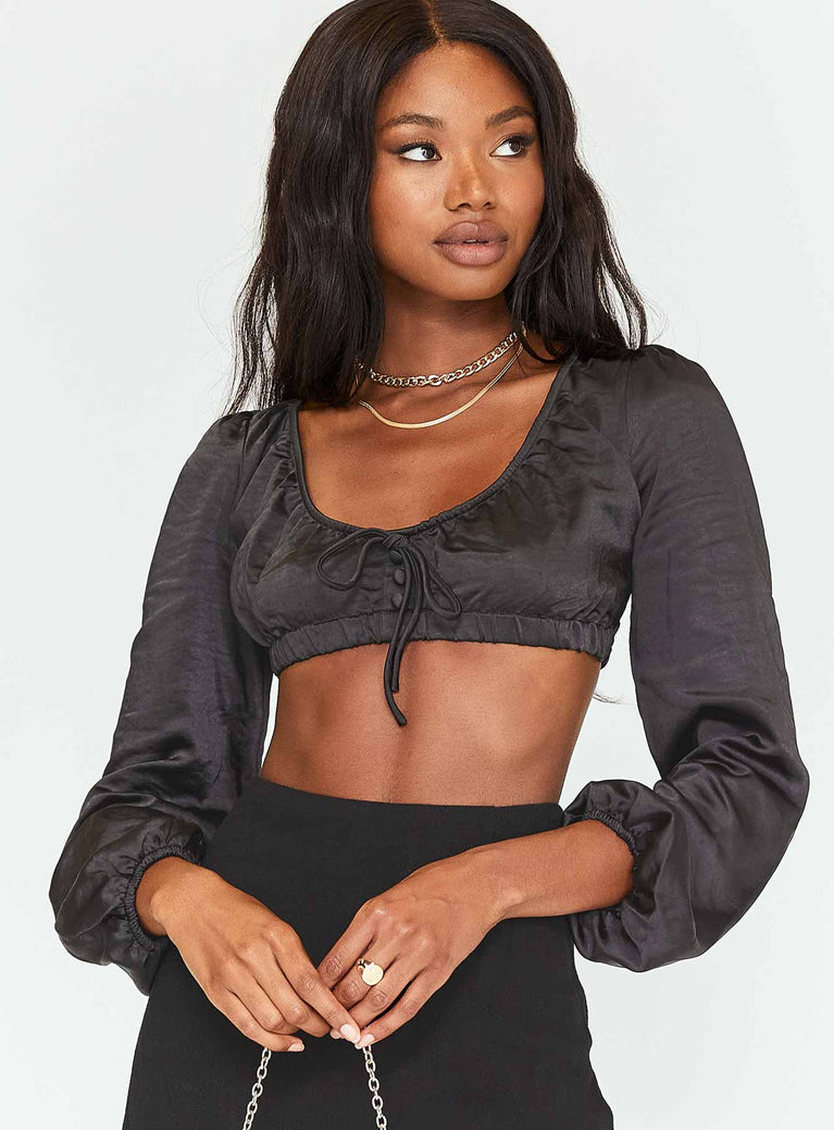 Dominica Top Black