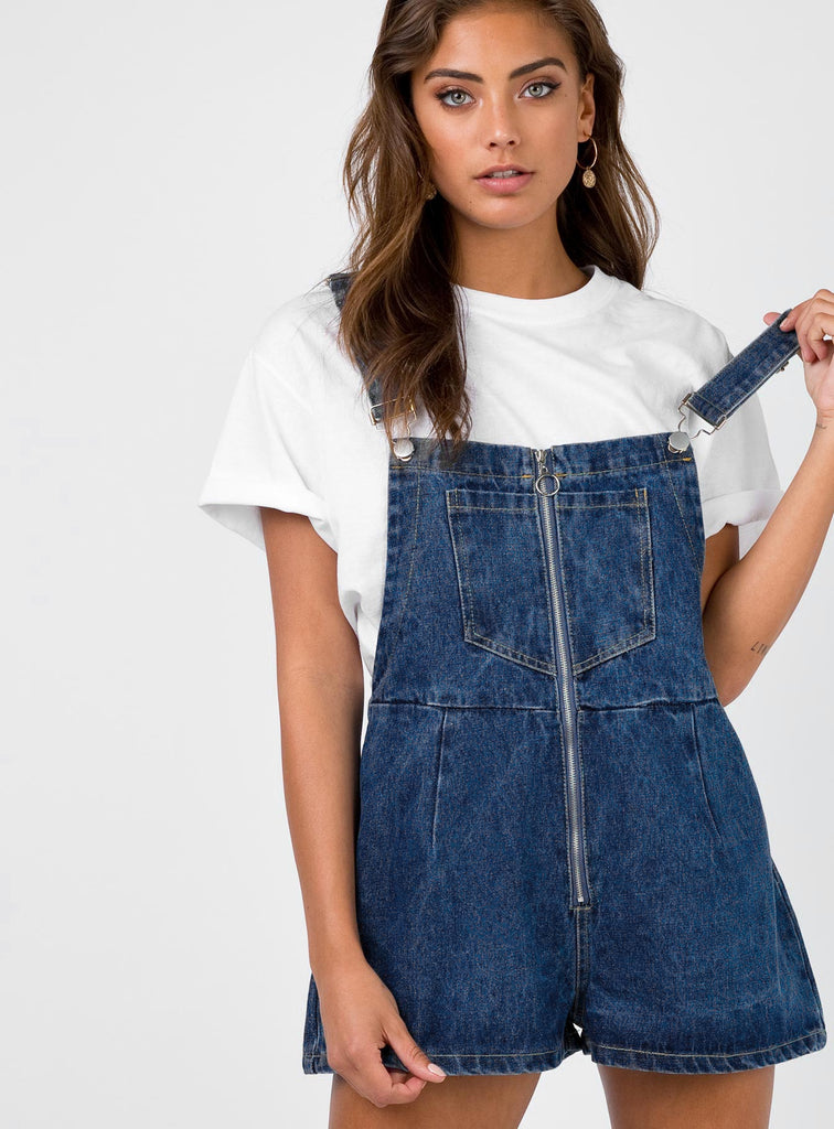 womens denim pinafore dress uk