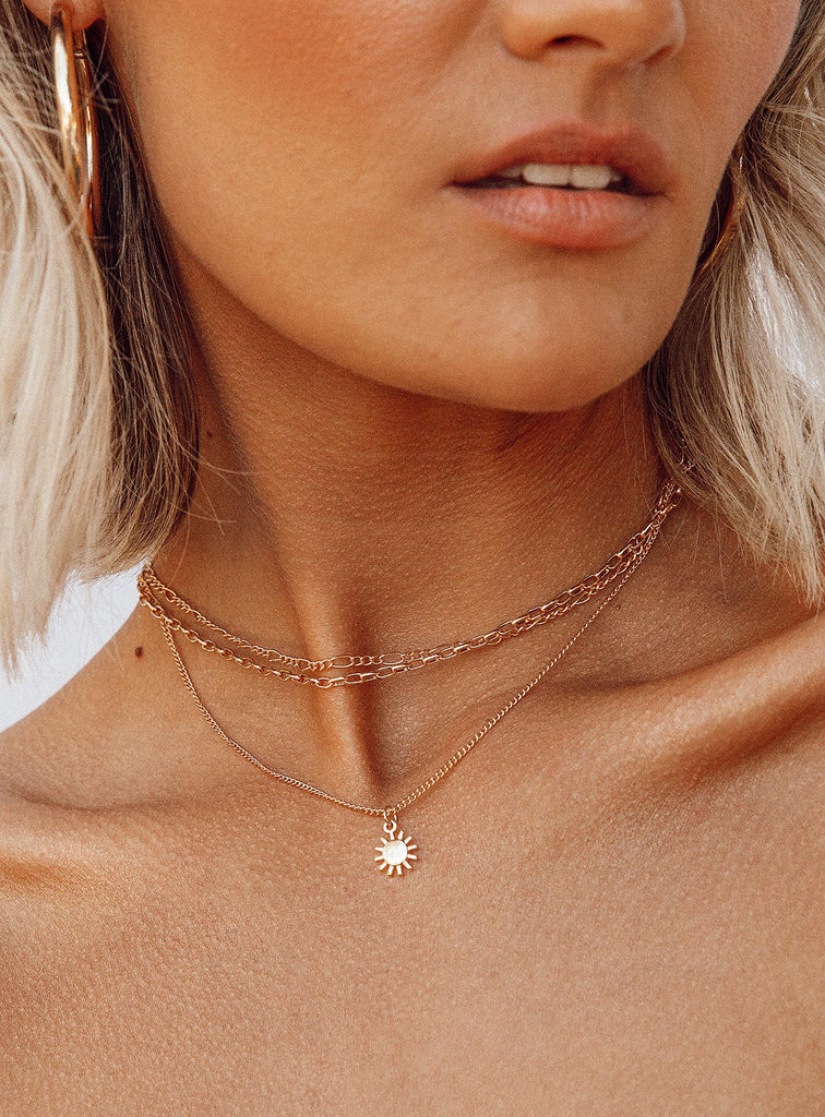 princess polly layered necklace