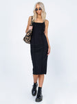 Alya Midi Dress Black
