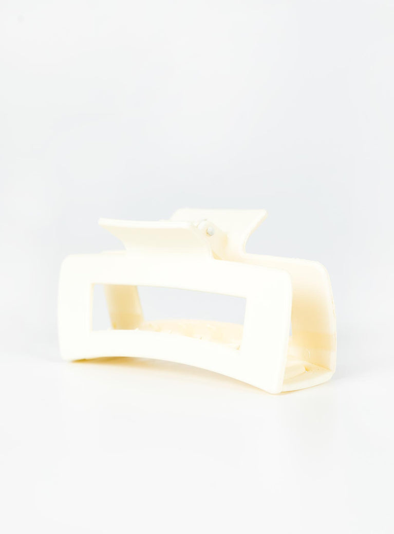 Hair clip 100% plastic Rectangle shape