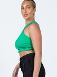Play The Game Tank Top Green