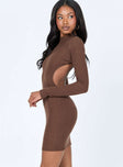 Princess Polly Dress Freddie Mini Dress Brown
