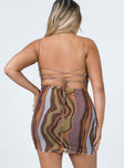Princess Polly Dress Motel Bexley Dress Earthy Gradient Brown