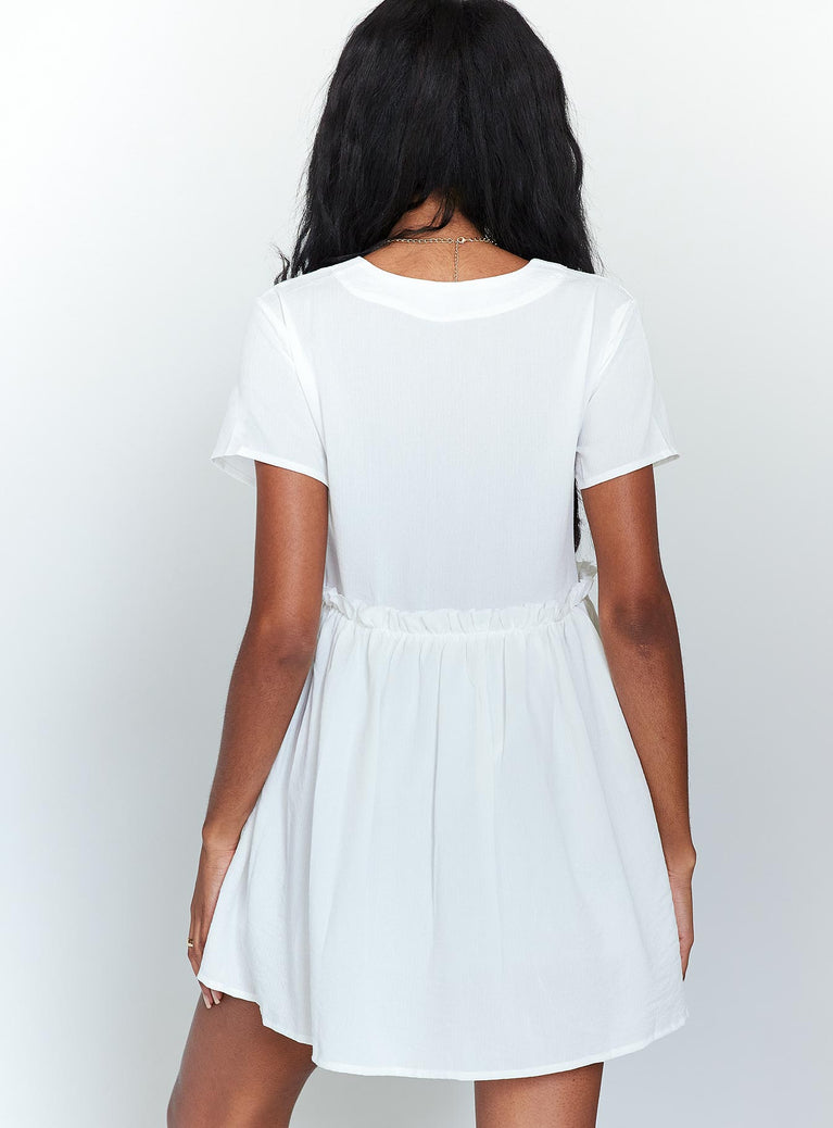 Maritimo Mini Dress White