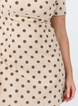 Princess Polly Dress Hastings Mini Dress Polka Dot