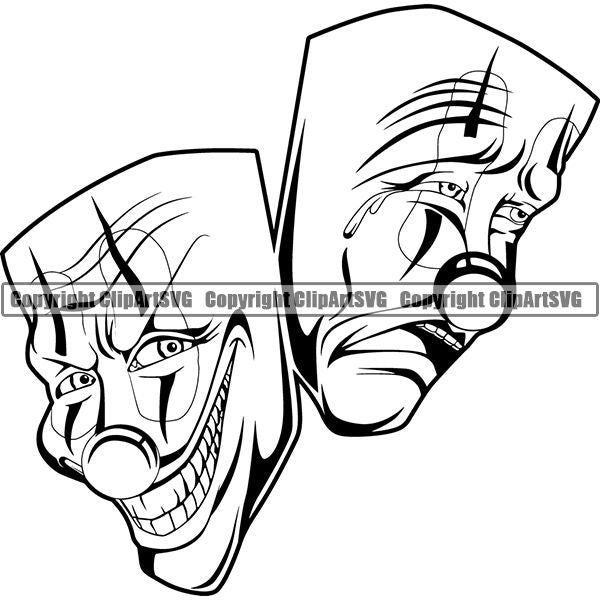 Skull Skeleton Mask Smile Now Cry Later Tattoo Tat Clipart Svg Clipart Svg