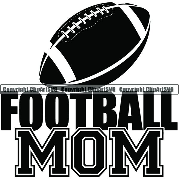 Sports Game Football Mom Clipart Svg Clipart Svg