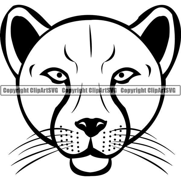 Jaguar Cougar Jungle Big Cat Animal Clipart Svg Clipart Svg