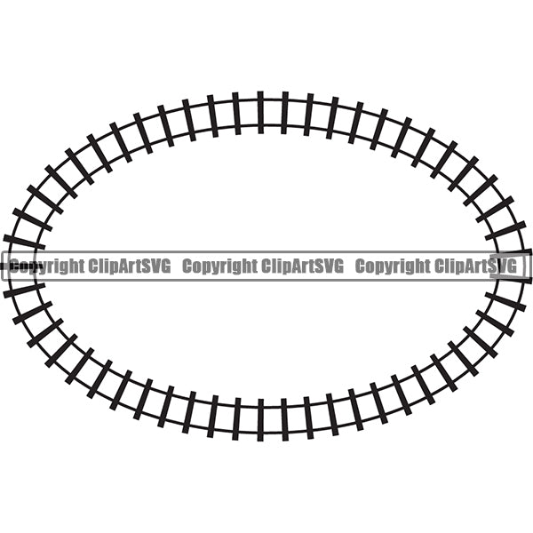 rail line background clipart