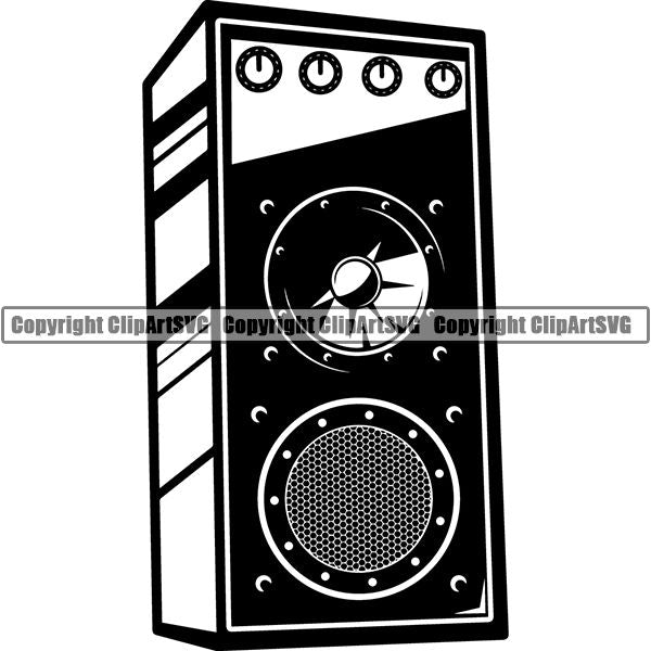 audio speakers clipart