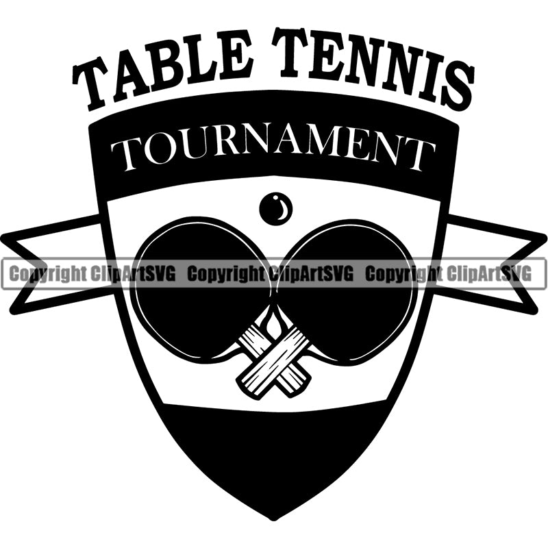 ping pong clipart black and white basketball