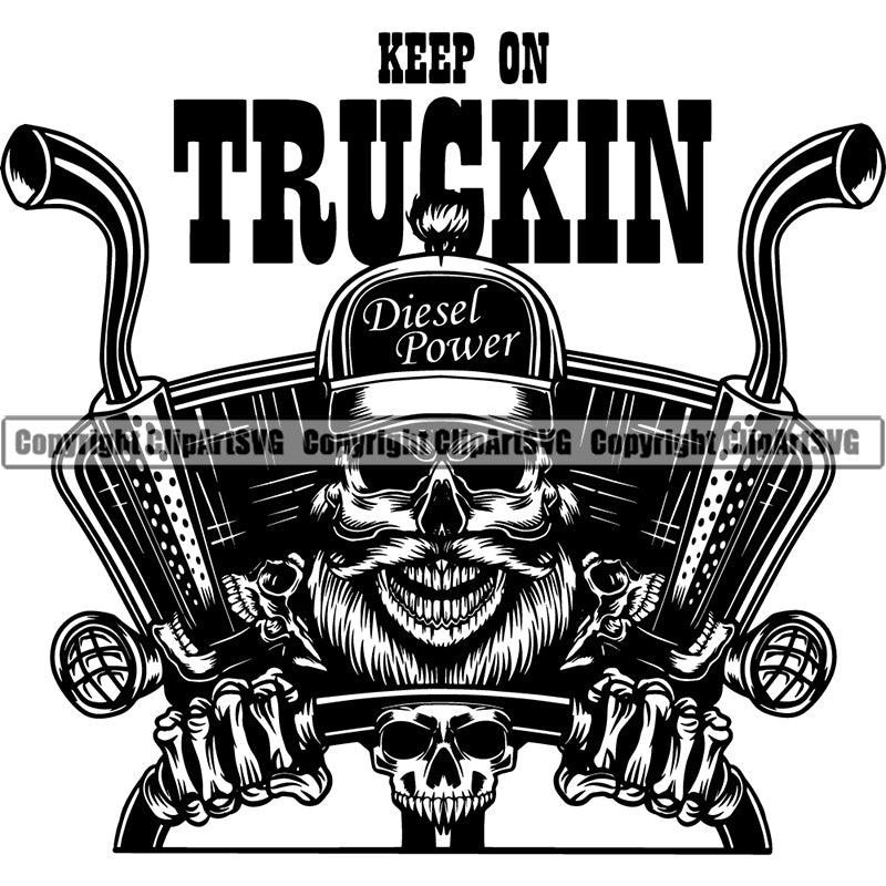 truckin clip art