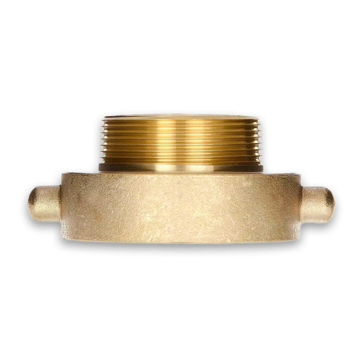 Brass Pin Lug 2 1/2 Female NH to 1 1/2 Male NH Fire Hose Adapter 