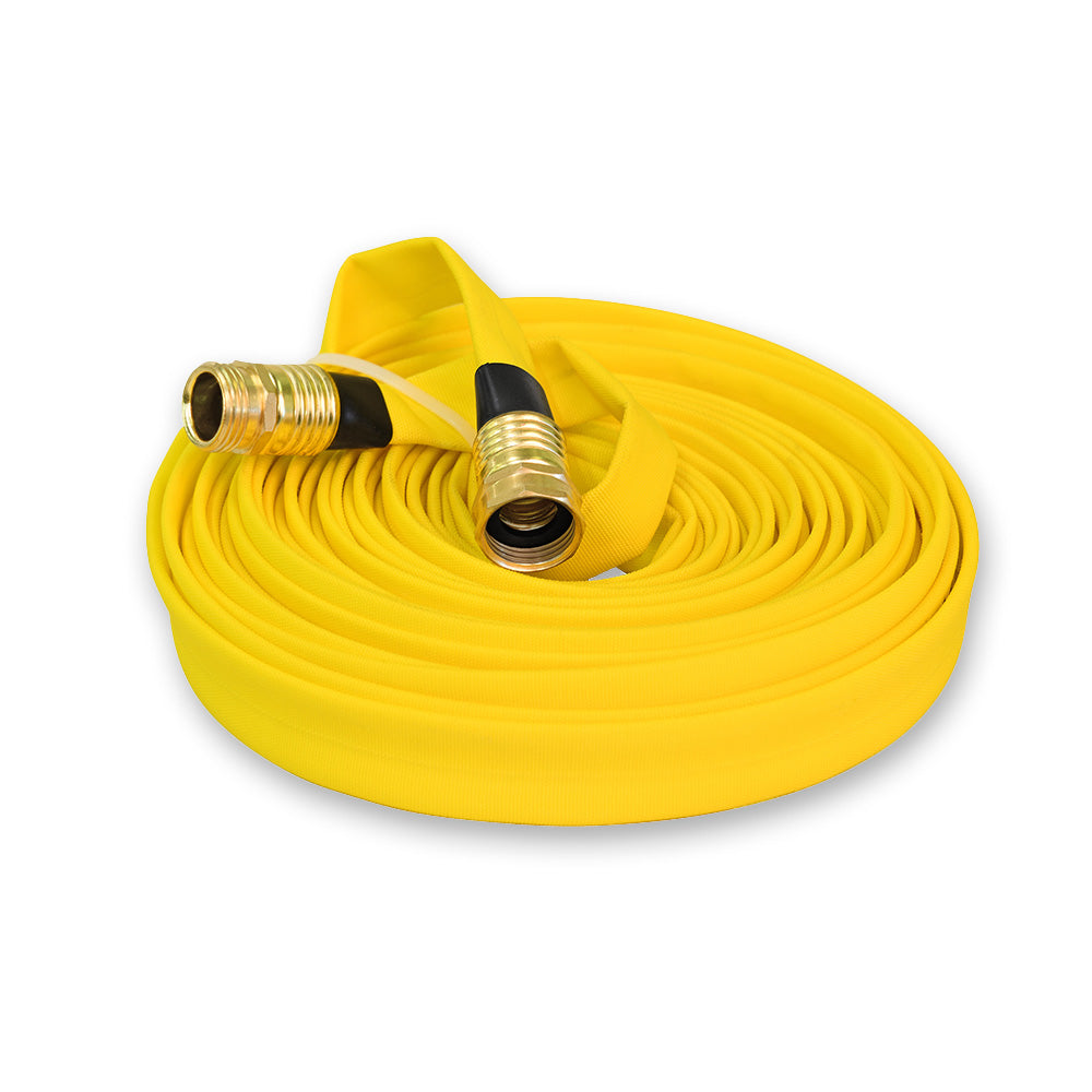 19mm x 100 Metres Yellow Garden Hose Pipe Reinforced Roll Coil Water Hosepipe 