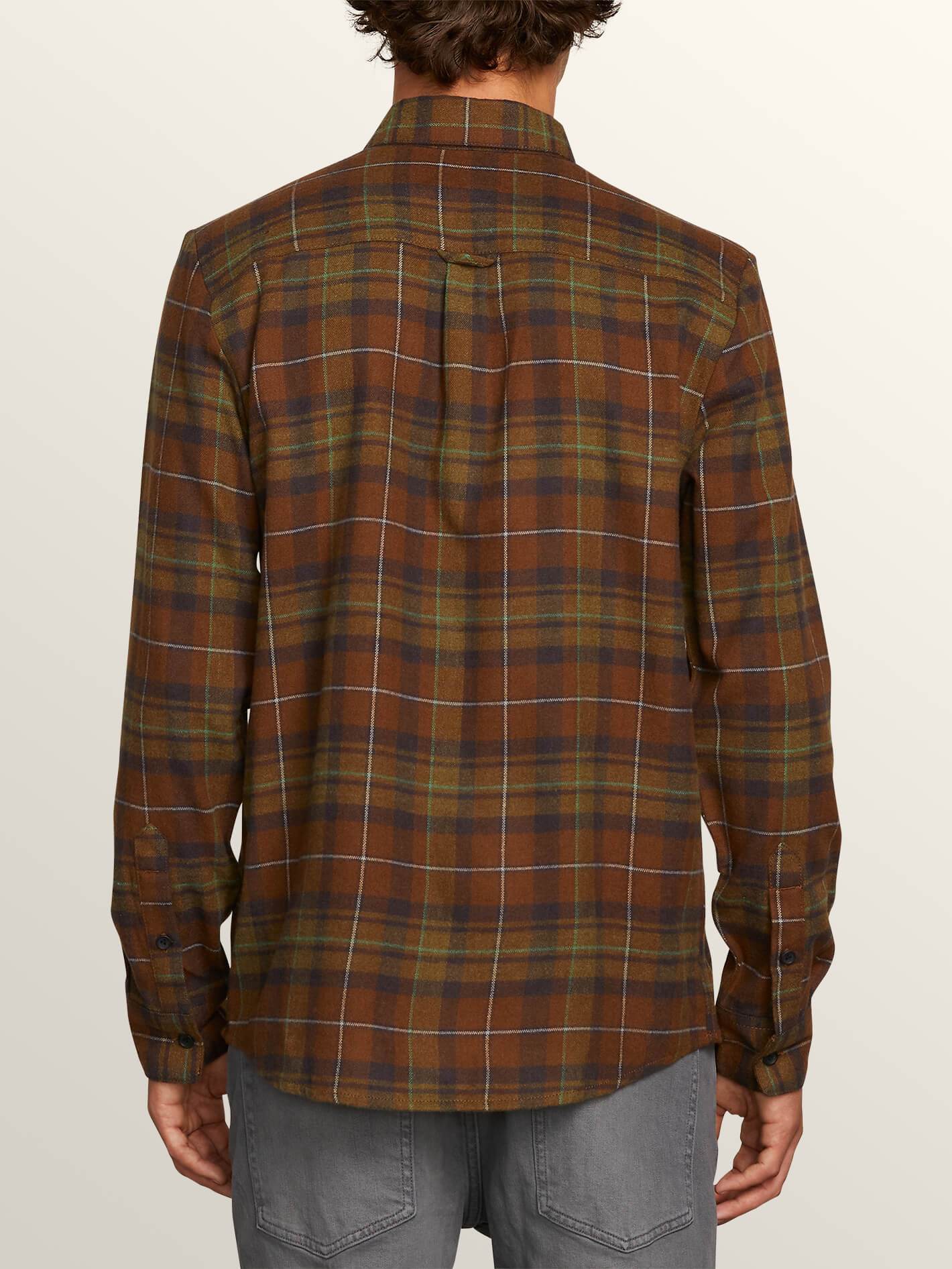 Lumberg Long Sleeve Flannel - Vineyard Green