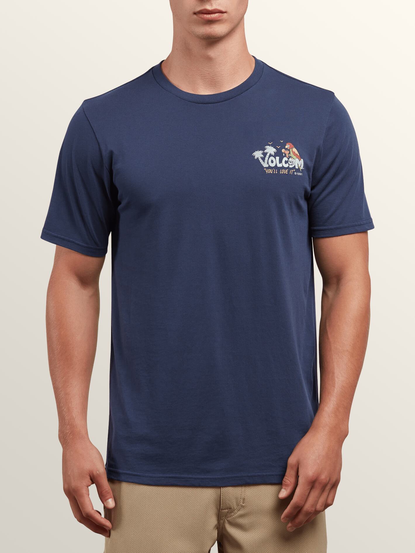 El Loro Loco Short Sleeve Tee - Navy