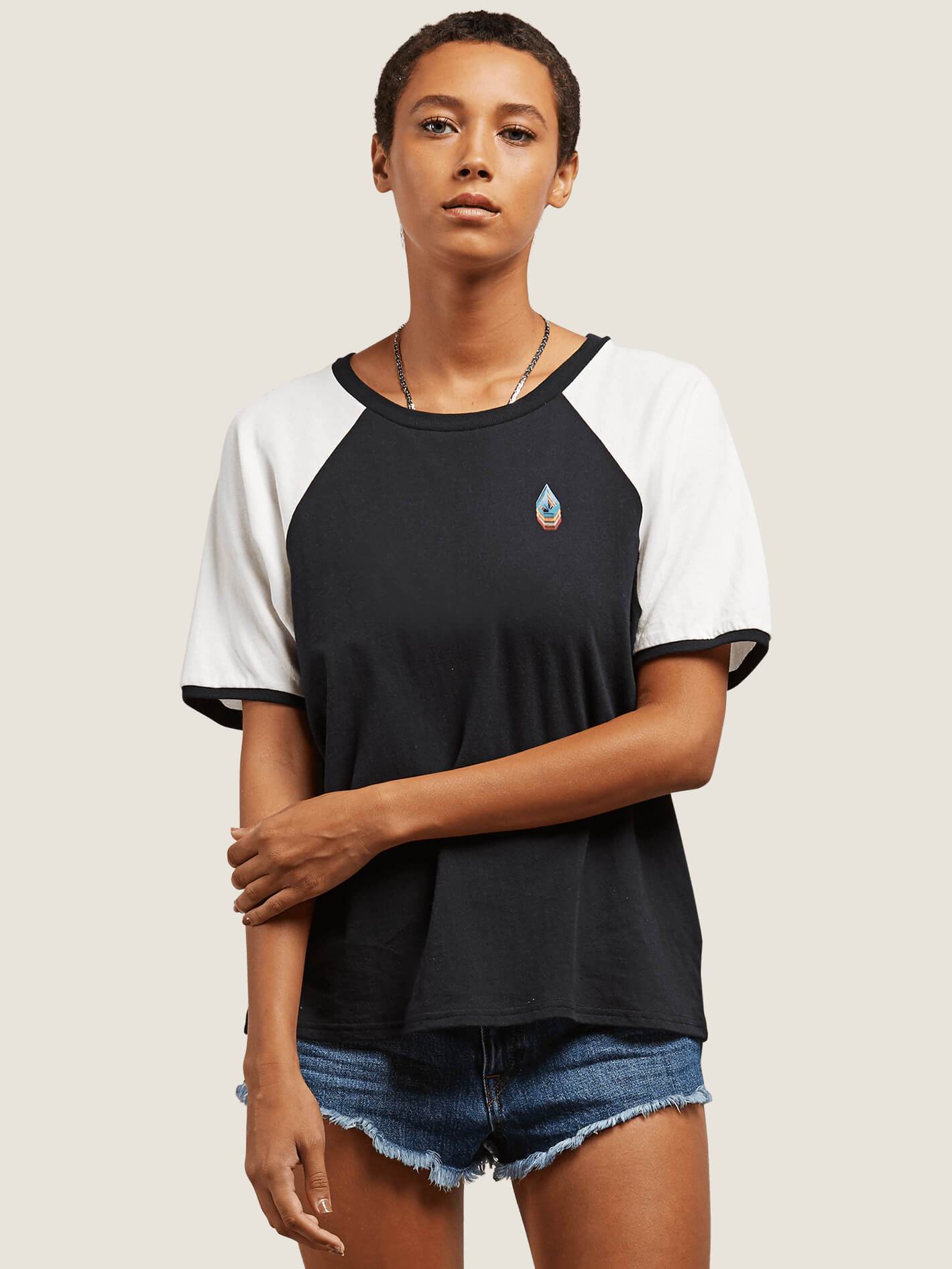 Volstone Ringer Tee - Black