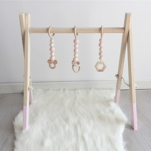 wooden baby play