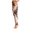 Black & Tan Tie Dye Yoga Leggings